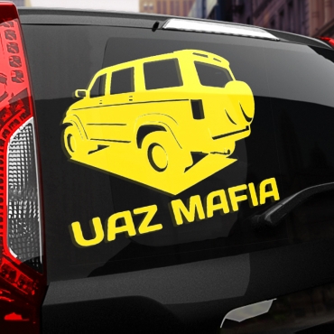 Наклейка UAZ МАФИЯ