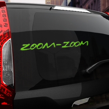 Наклейка Zoom-Zoom