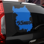 Наклейка 55 rus