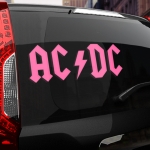 Наклейка AC/DC