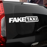 Наклейка FAKE TAXI