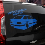 Наклейка HATCHBACK МАФИЯ (2114)