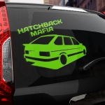 Наклейка HATCHBACK МАФИЯ (2114)