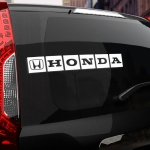 Наклейка Honda Automobiles