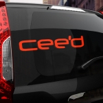 Наклейка KIA CEED