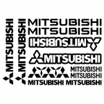 Наклейка Mitsubishi набор