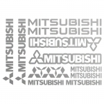 Наклейка Mitsubishi набор