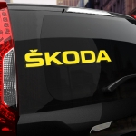 Наклейка логотип SKODA