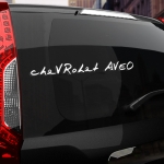 Наклейка логотоп Chevrolet Aveo