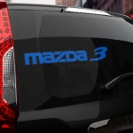 Наклейка MAZDA 3