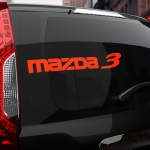 Наклейка MAZDA 3