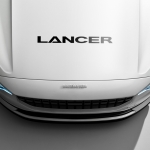 Наклейка надпись Mitsubishi Lancer