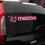 Наклейка надпись злая MAZDA