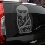 Наклейка Mazda матрешка