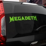 Наклейка Megadeth