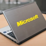 Наклейка на ноутбук Microsoft