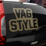 Наклейка VAG STYLE