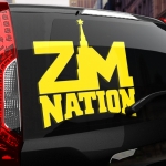 Наклейка ZM NATION