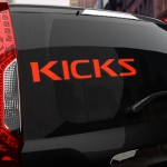 Наклейка Nissan KICKS