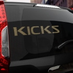 Наклейка Nissan KICKS