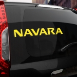 Наклейка Nissan Navara