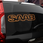 Наклейка Saab