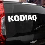 Наклейка SKODA kodiaq