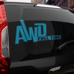 Наклейка Toyota AWD Full Time