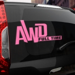 Наклейка Toyota AWD Full Time