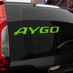 Наклейка Toyota AYGO