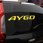 Наклейка Toyota AYGO