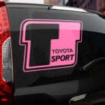 Наклейка Toyota Sport