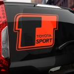 Наклейка Toyota Sport