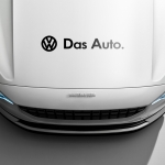 Наклейка Volkswagen. Das Auto.